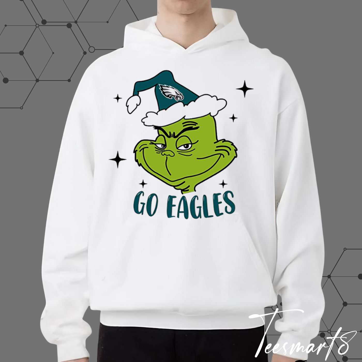 Philadelphia Eagles Grinch-Inspired Hoodie