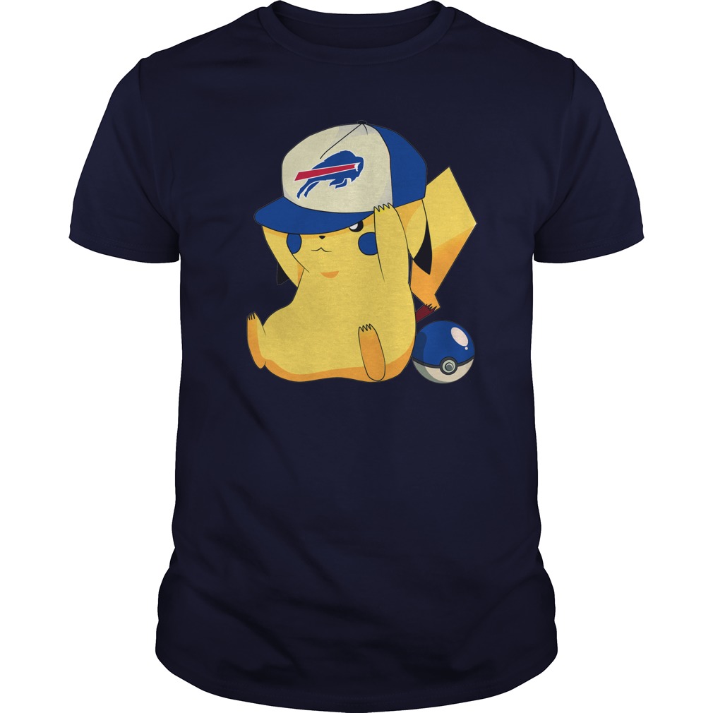 Buffalo Bills Pikachu Football T-Shirt