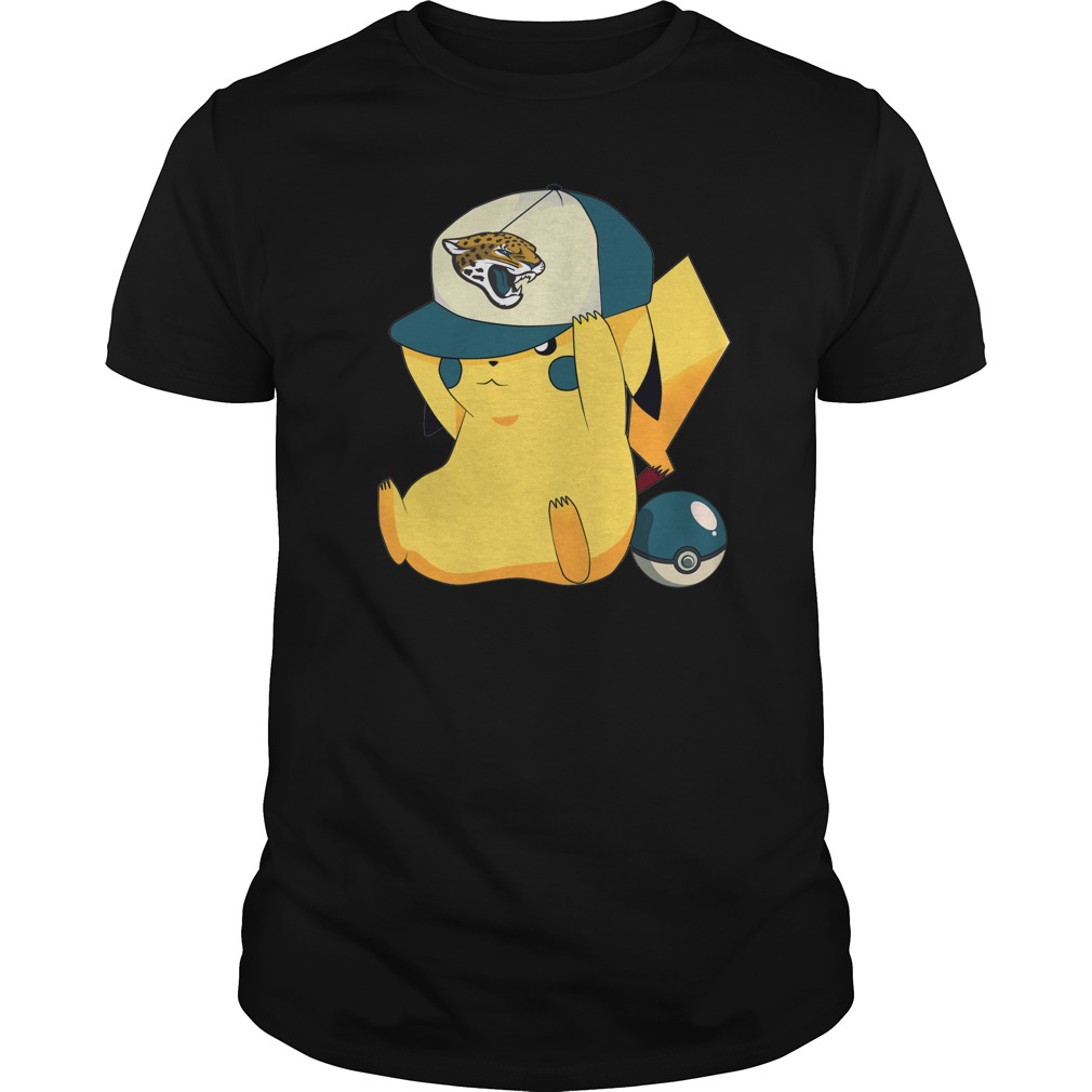 Jacksonville Jaguars Pikachu Football T-Shirt