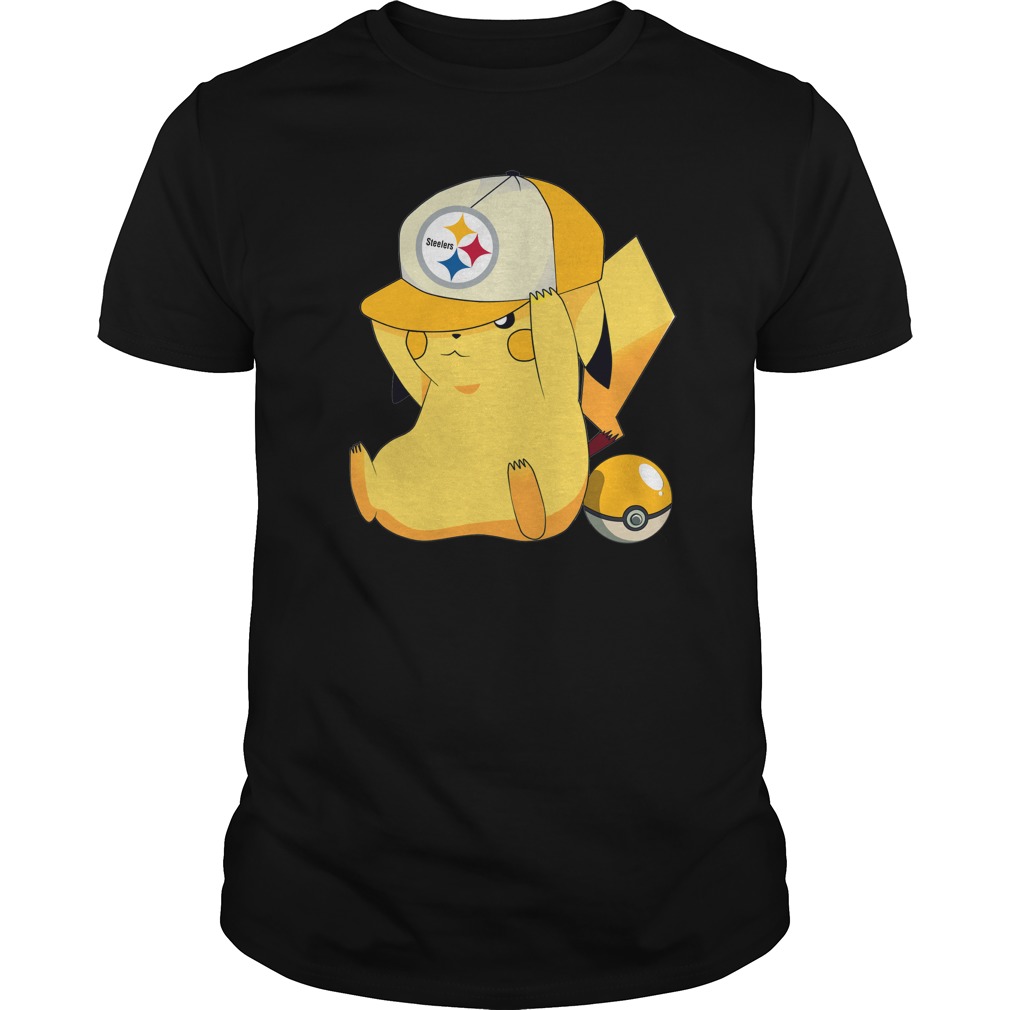 Pittsburgh Steelers Pikachu Football T-Shirt