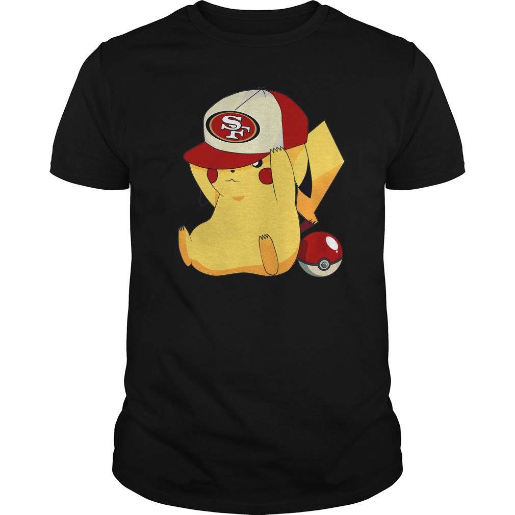 San Francisco 49ers Pikachu Football T-Shirt