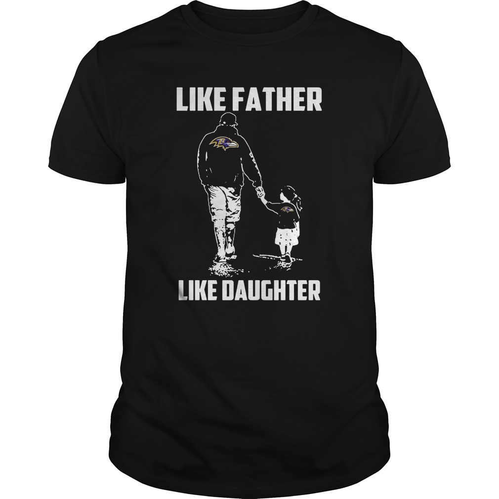 Baltimore Ravens "like Father Like Daughter" T-Shirt