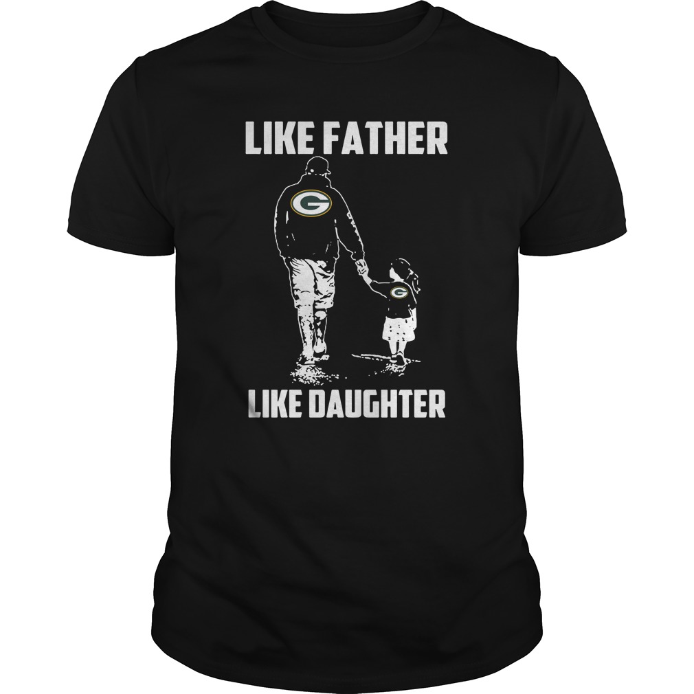Green Bay Packers "like Father Like Daughter" T-Shirt