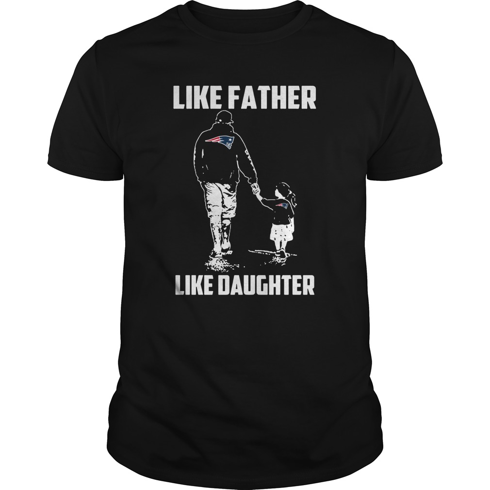 New England Patriots "like Father Like Daughter" T-Shirt