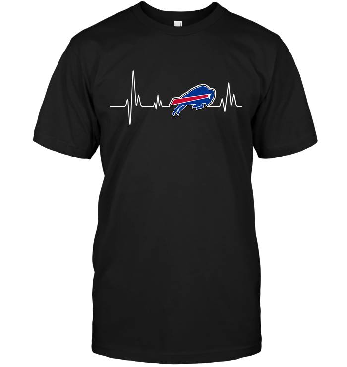 Buffalo Bills Heartbeat T-Shirt Buffalo Bills Heartbeat T-Shirt