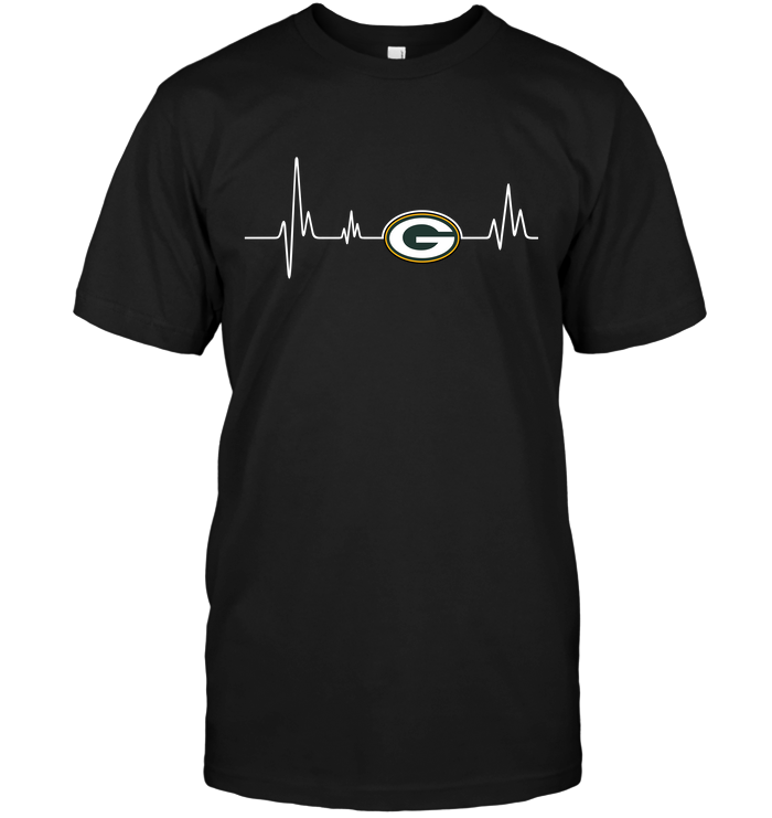 Green Bay Packers Heartbeat T-Shirt