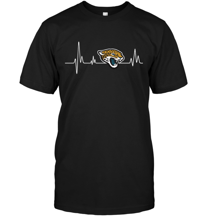 Jacksonville Jaguars Heartbeat T-Shirt
