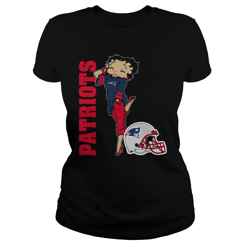 New England Patriots Betty Boop T-Shirt New England Patriots Betty Boop T-Shirt