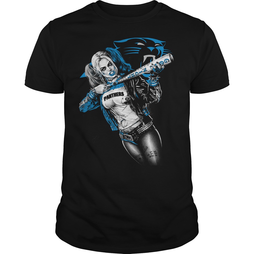Carolina Panthers Harley Quinn T-Shirt Carolina Panthers Harley Quinn T-Shirt