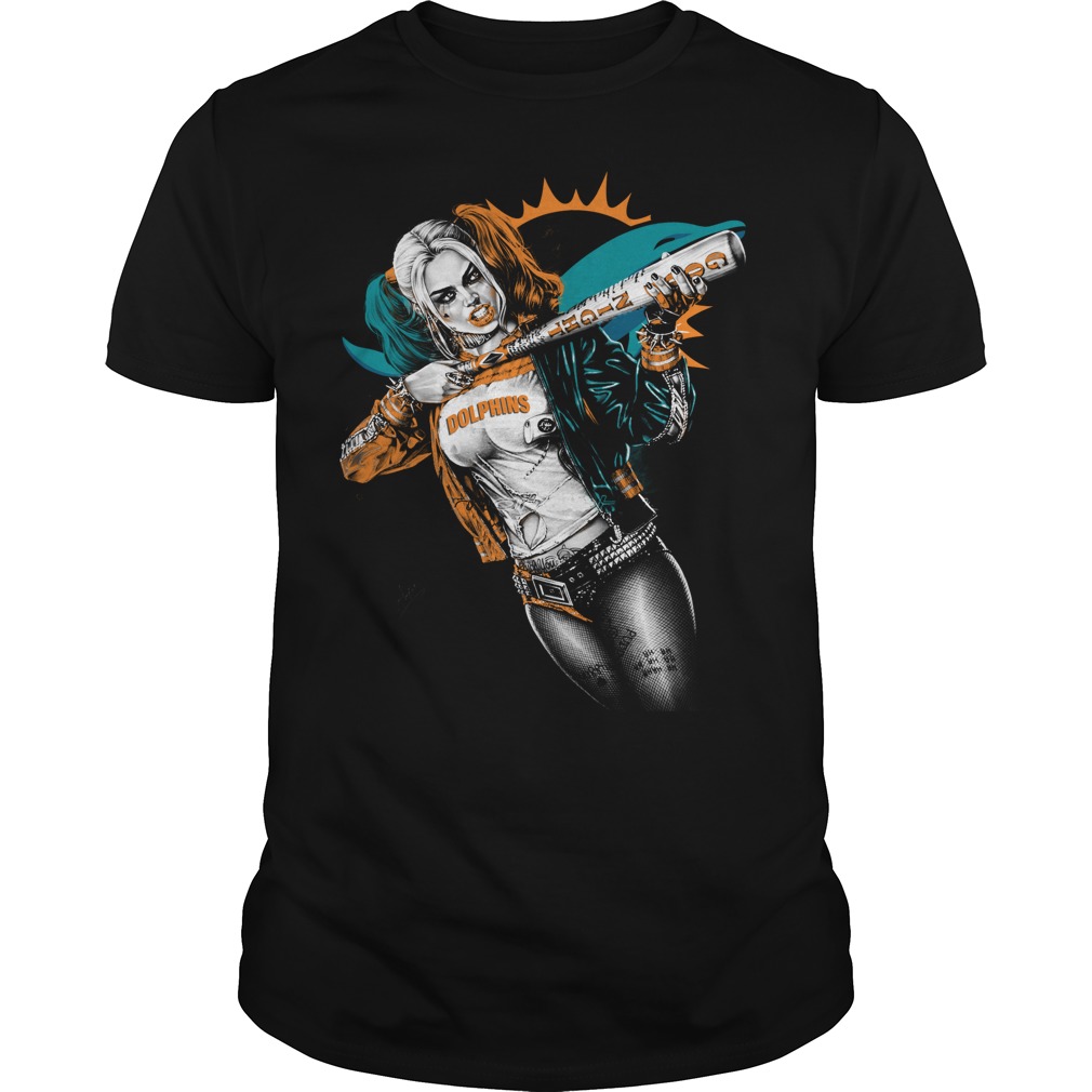 Miami Dolphins Harley Quinn T-Shirt