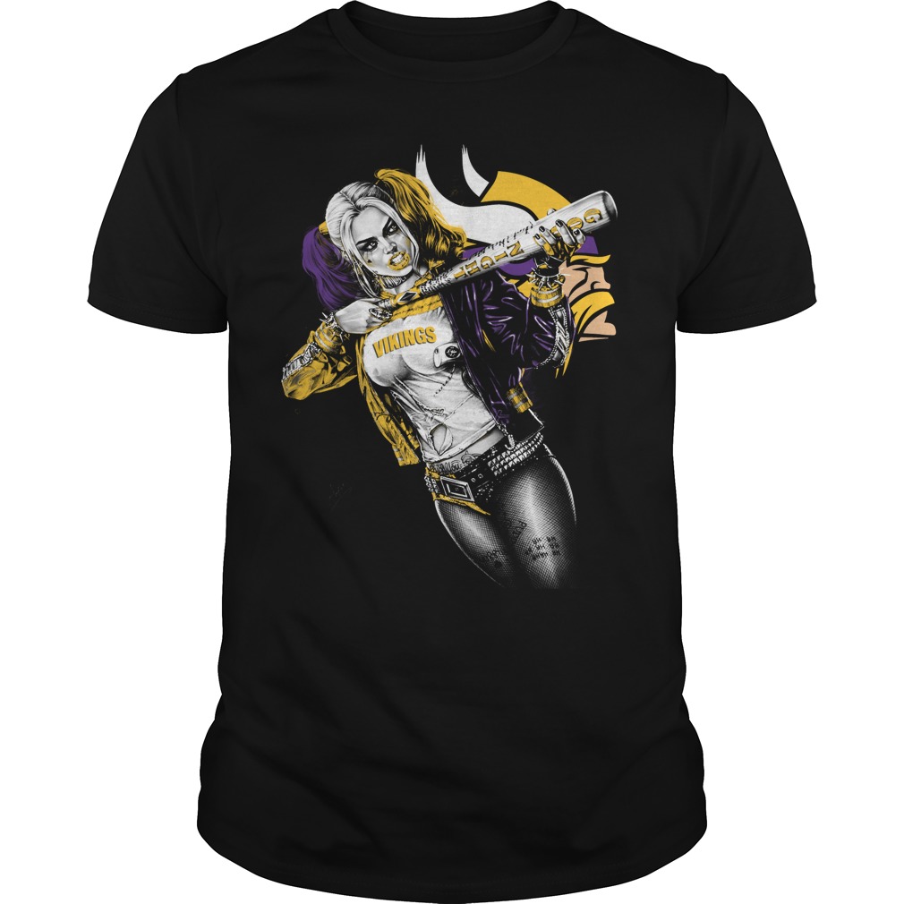 Minnesota Vikings Harley Quinn T-Shirt