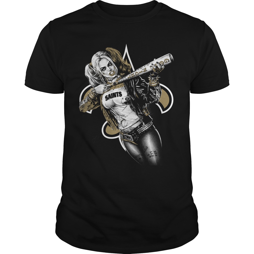 New Orleans Saints Harley Quinn T-Shirt New Orleans Saints Harley Quinn T-Shirt