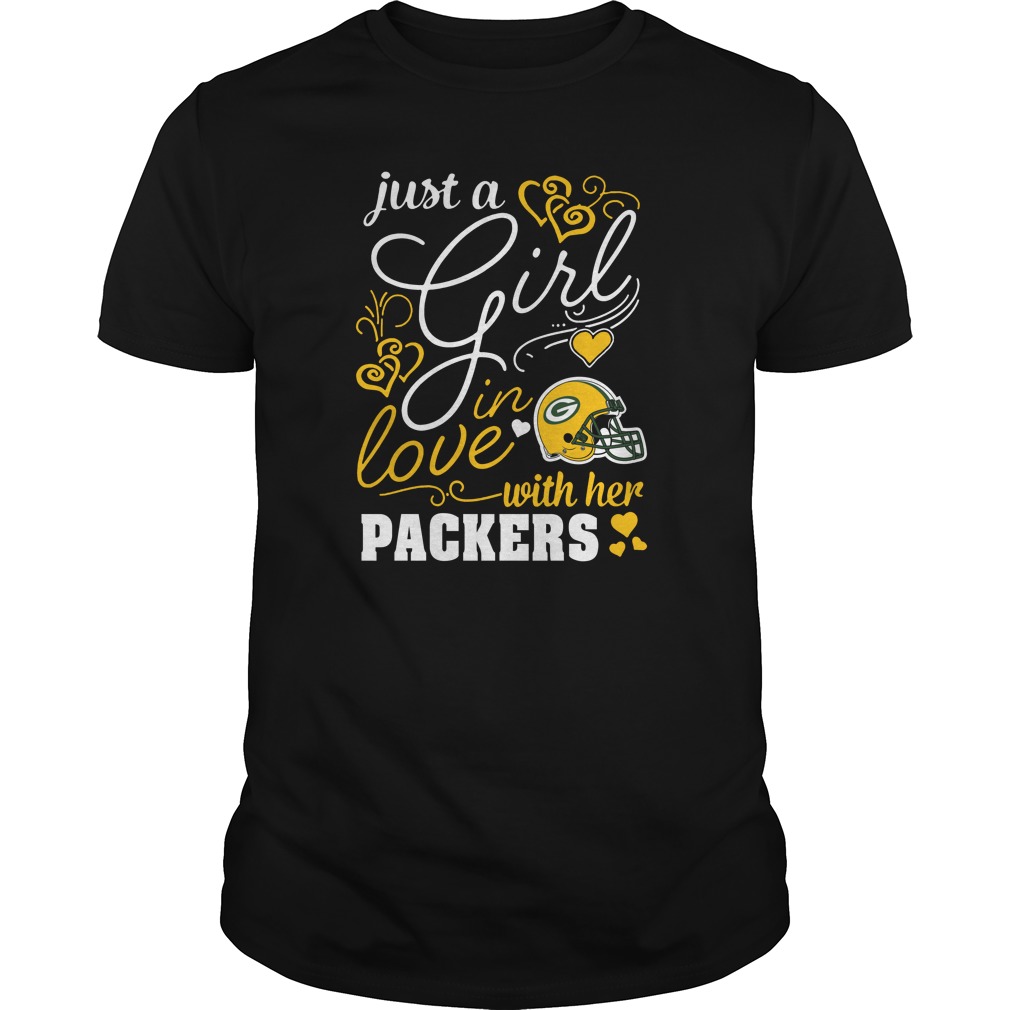 "just A Girl In Love" Green Bay Packers T-Shirt