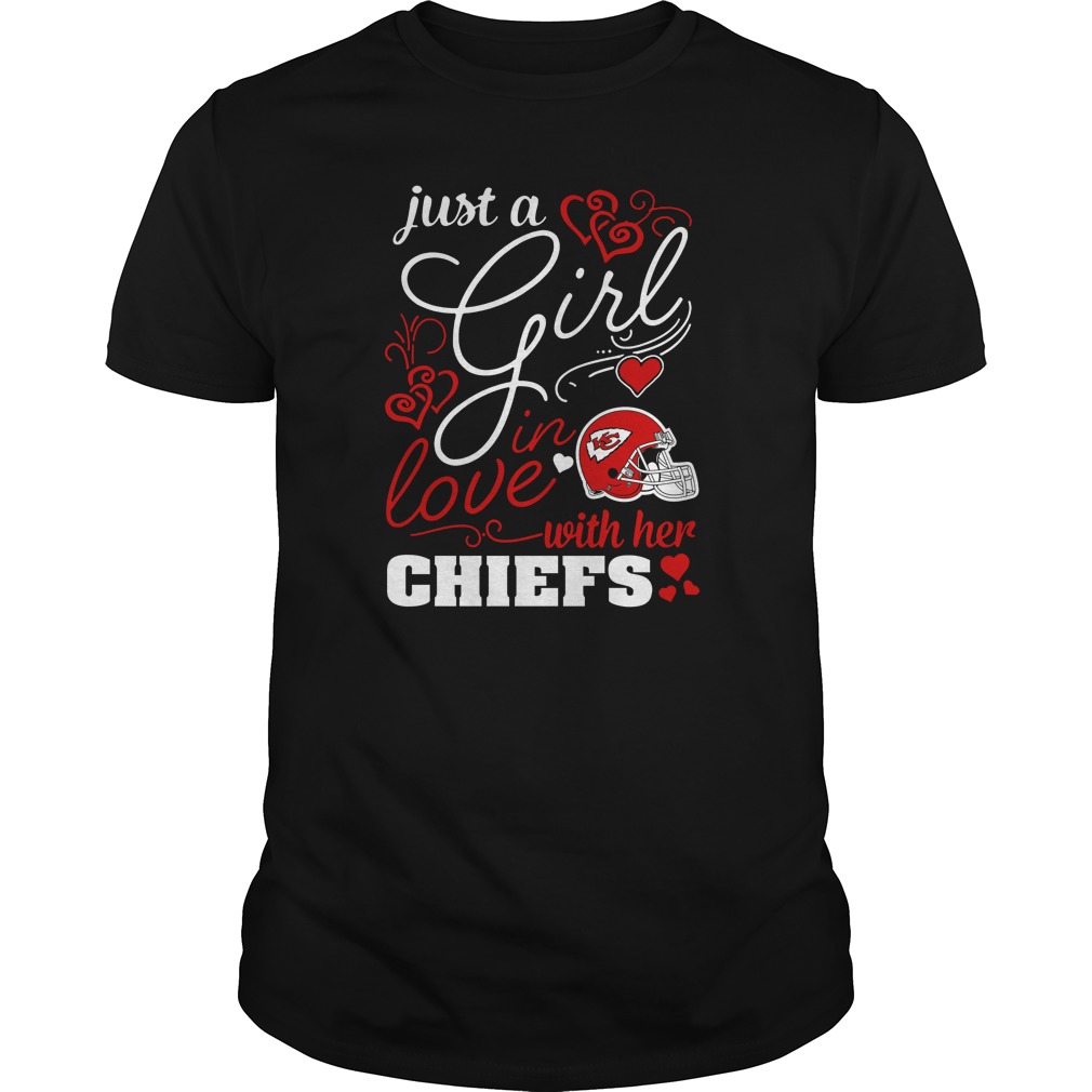 "just A Girl In Love" Kansas City Chiefs T-Shirt