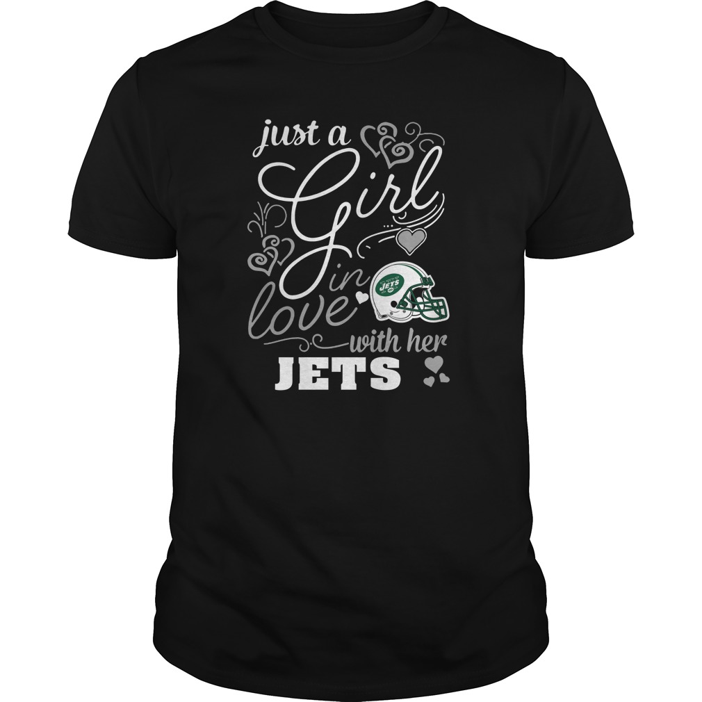 "just A Girl In Love" New York Jets T-Shirt
