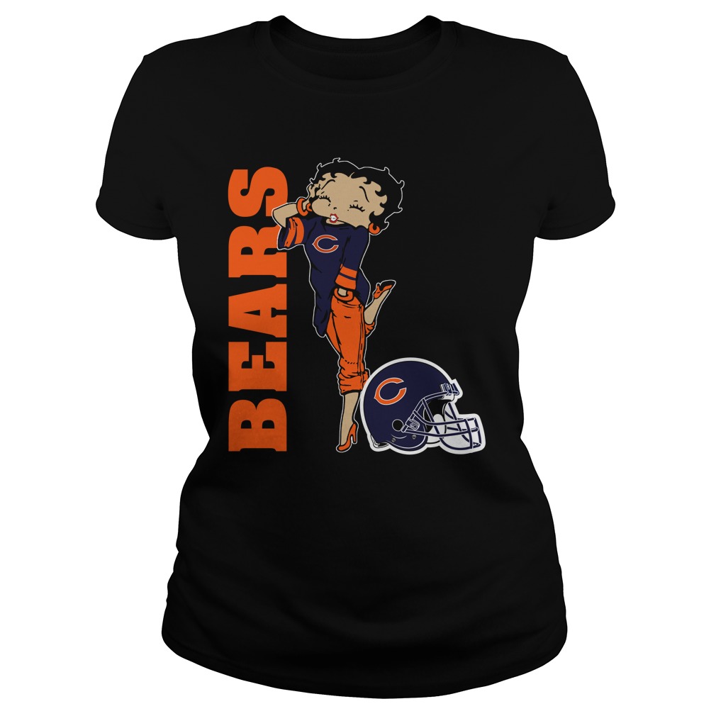 Chicago Bears Betty Boop T-Shirt Chicago Bears Betty Boop T-Shirt