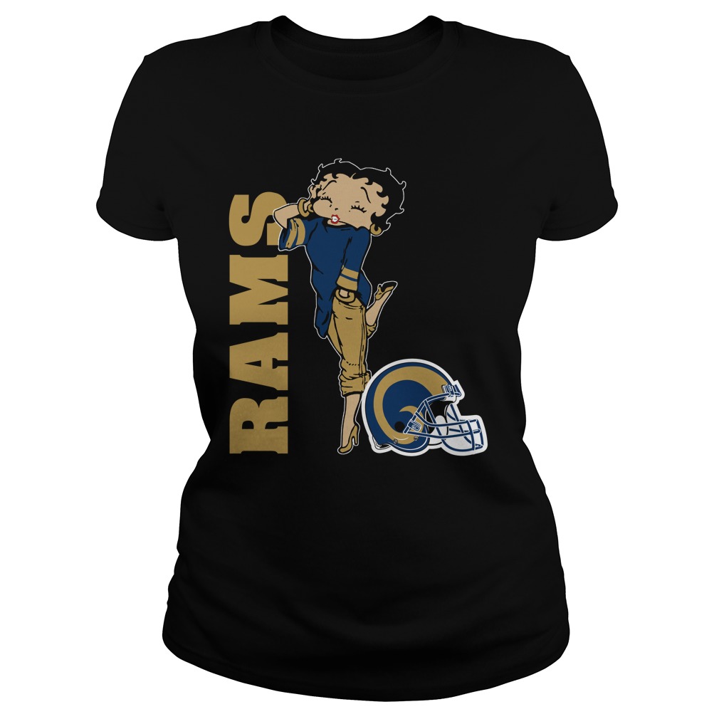 Los Angeles Rams Betty Boop T-Shirt