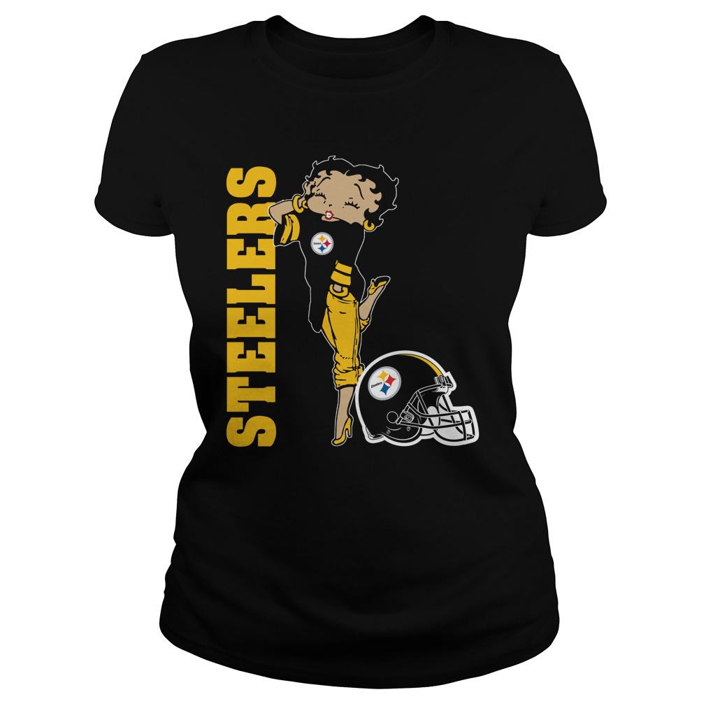 Pittsburgh Steelers Betty Boop T-Shirt Pittsburgh Steelers Betty Boop T-Shirt
