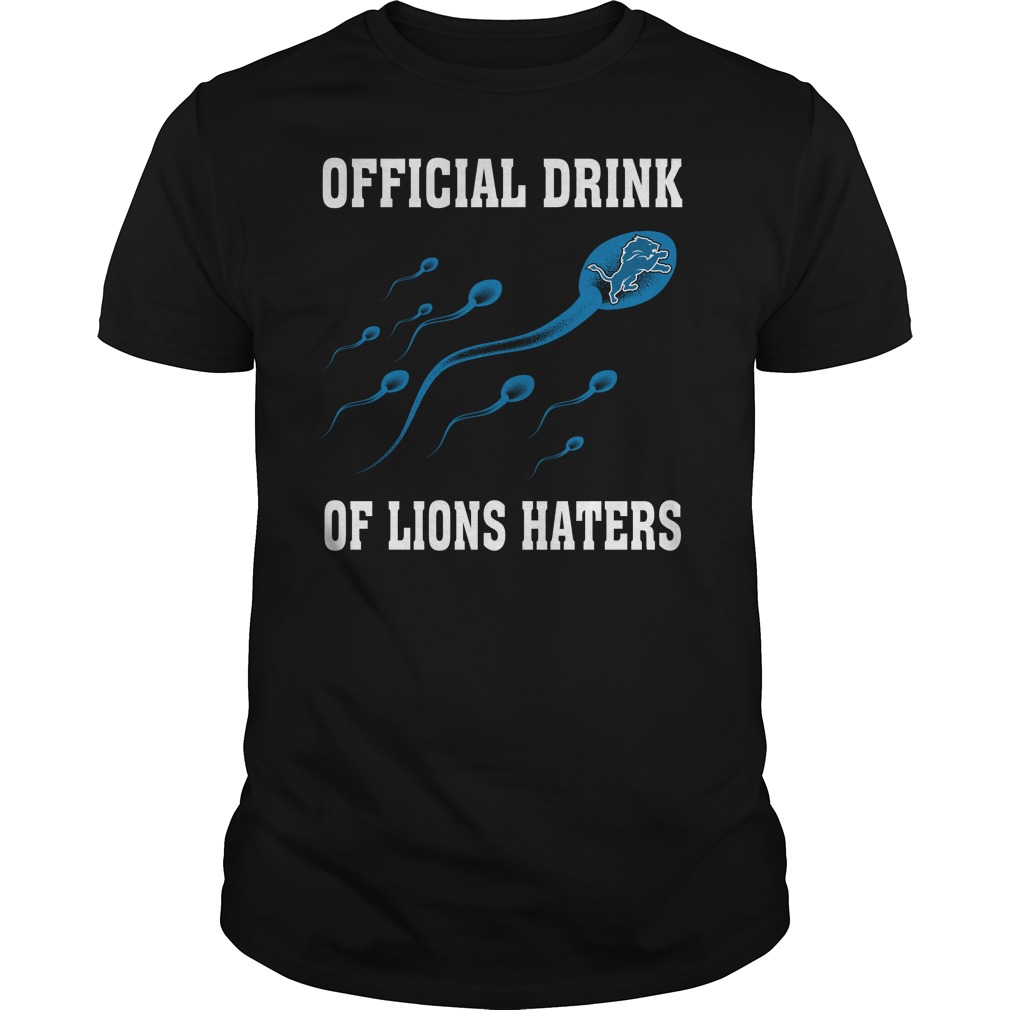 "official Drink" Detroit Lions T-Shirt