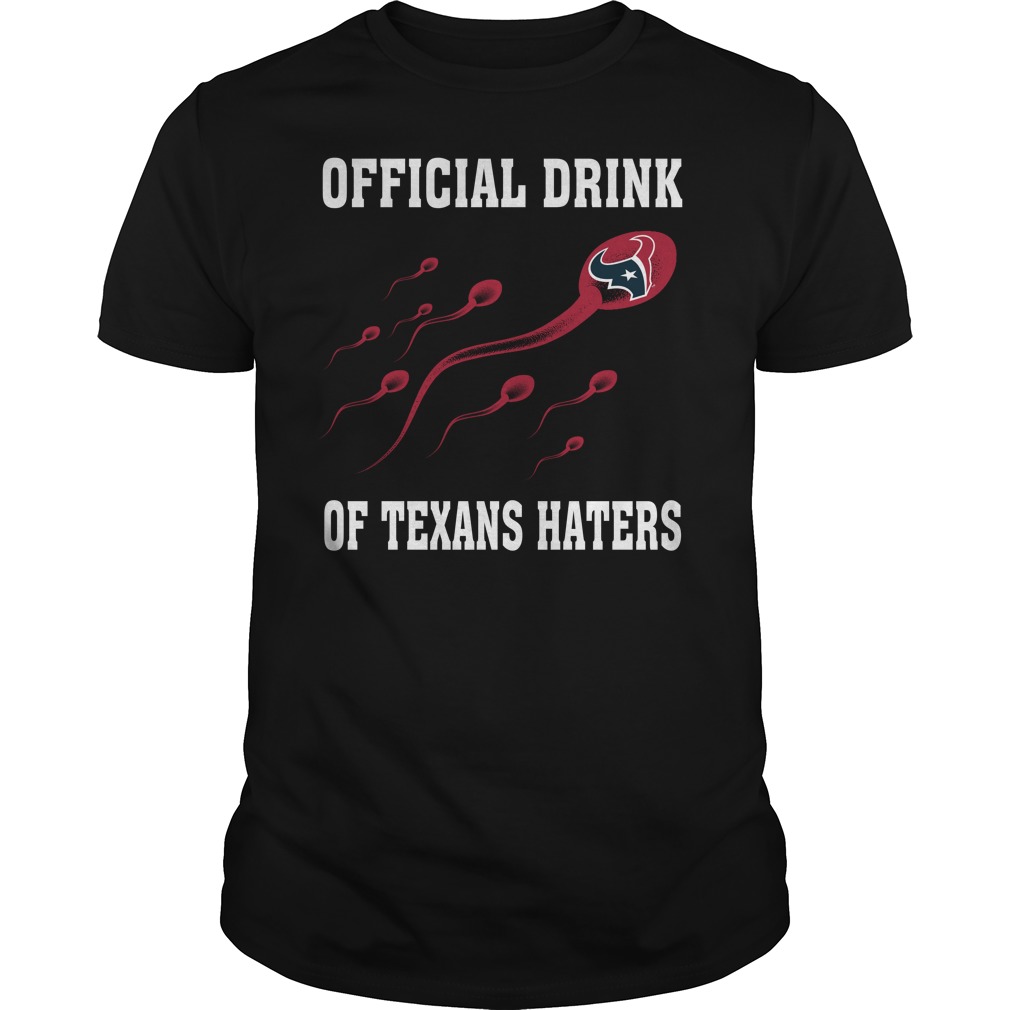 "official Drink" Houston Texans T-Shirt