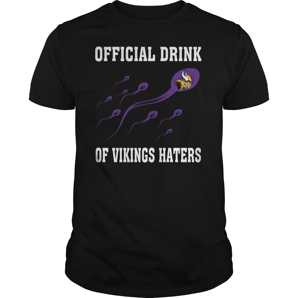 "official Drink" Minnesota Vikings T-Shirt