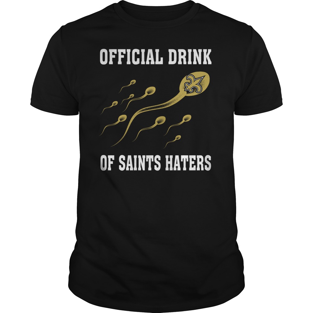 "official Drink" New Orleans Saints T-Shirt "official Drink" New Orleans Saints T-Shirt