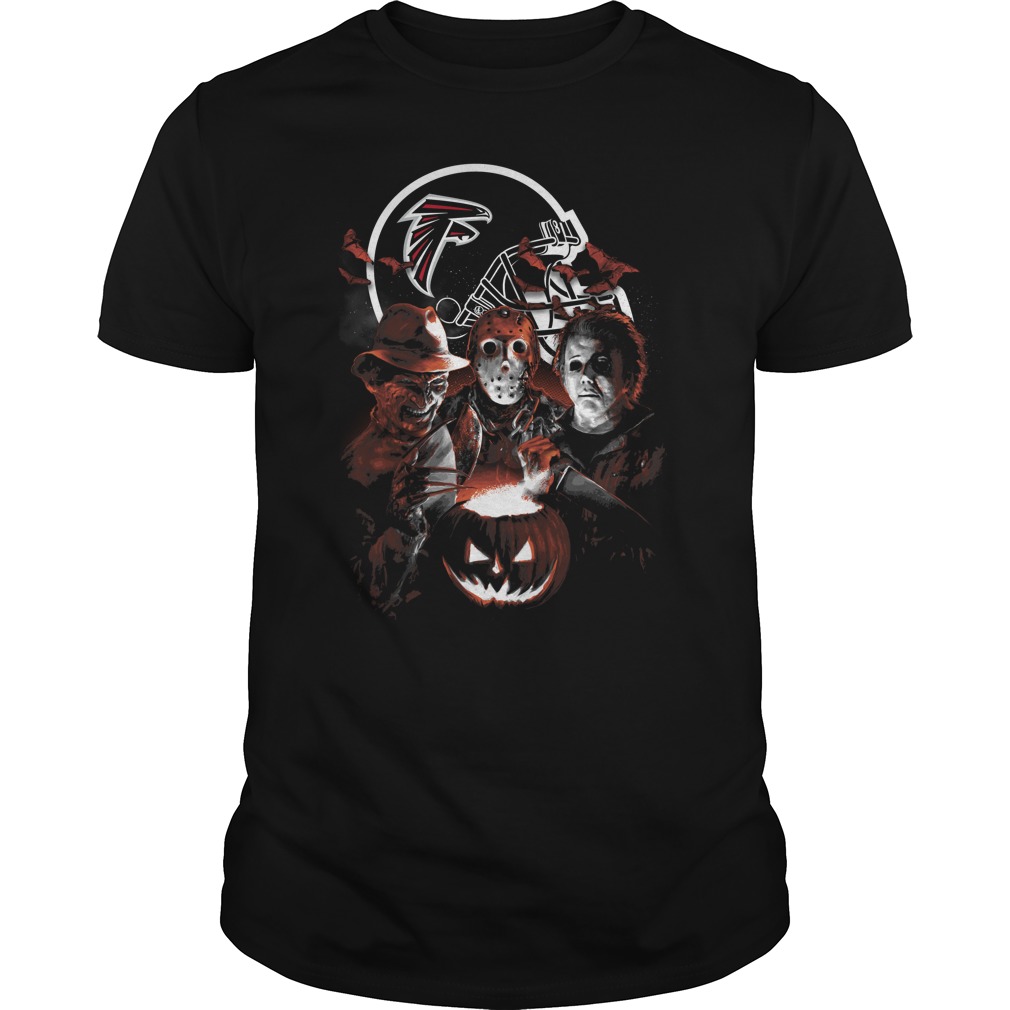Atlanta Falcons Halloween Scream Team T-Shirt