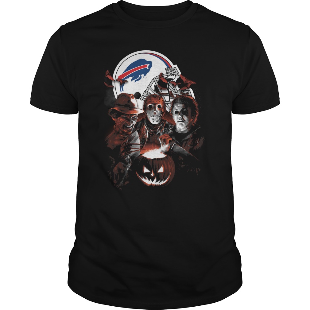 Buffalo Bills Halloween Scream Team T-Shirt