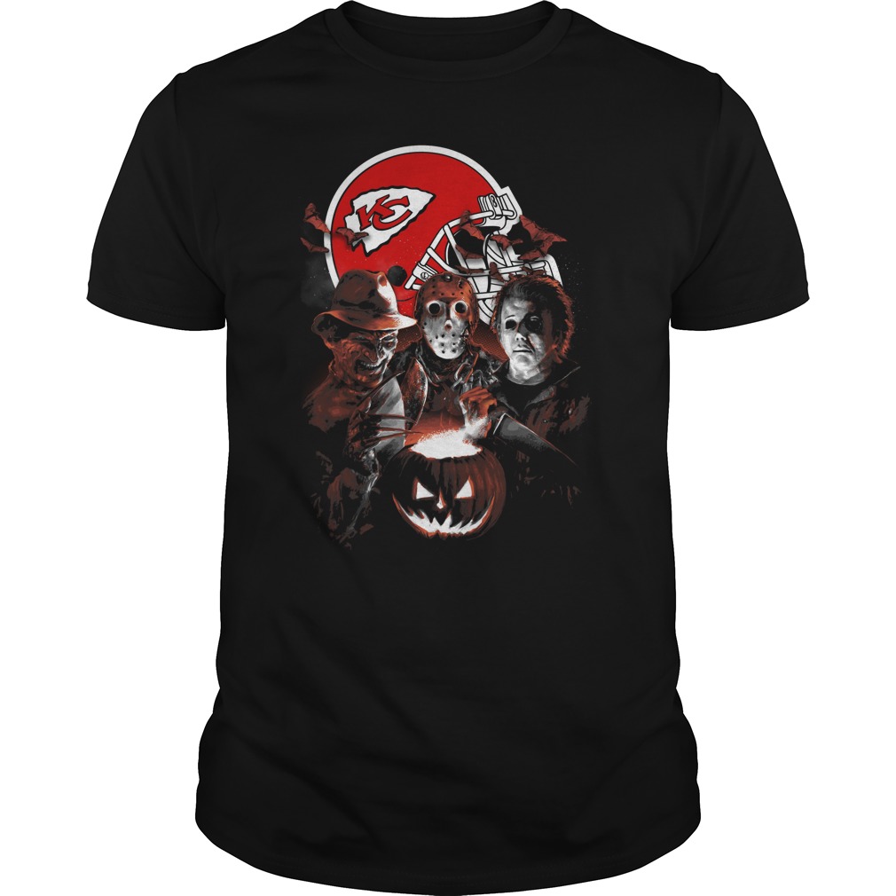 Kansas City Chiefs Halloween Scream Team T-Shirt