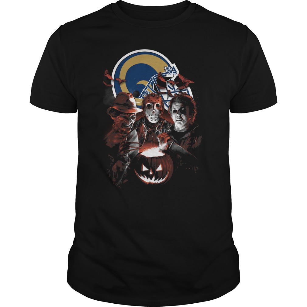 Los Angeles Rams Halloween Scream Team T-Shirt