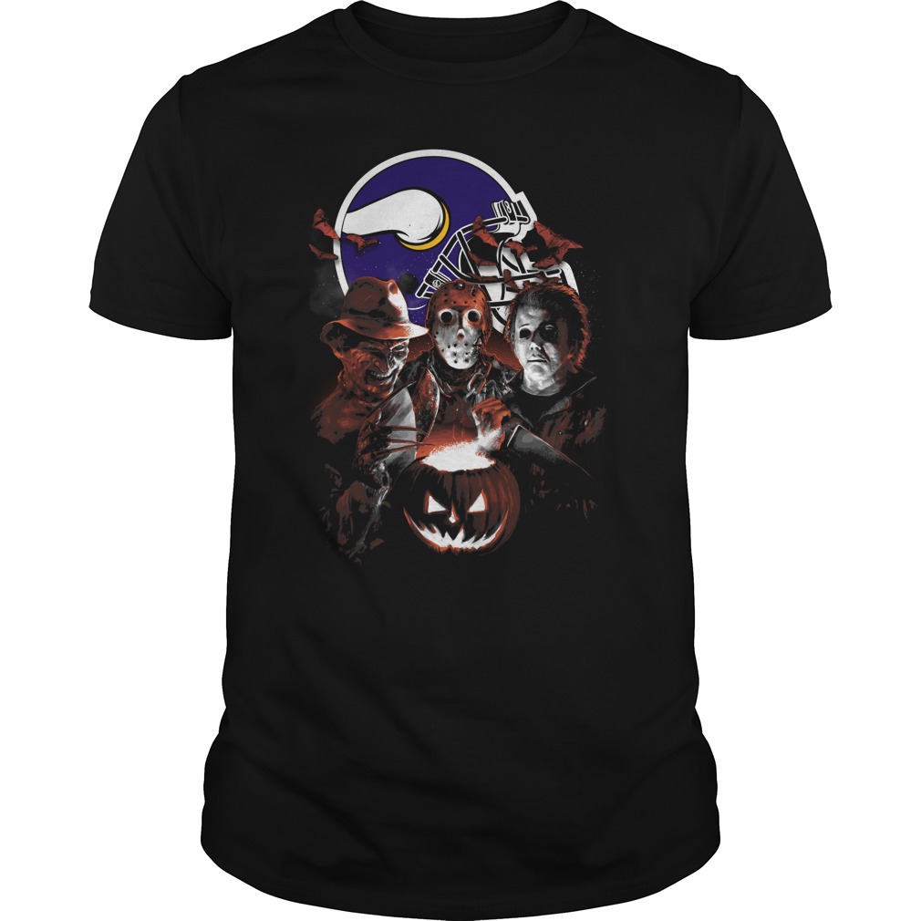 Minnesota Vikings Halloween Scream Team T-Shirt