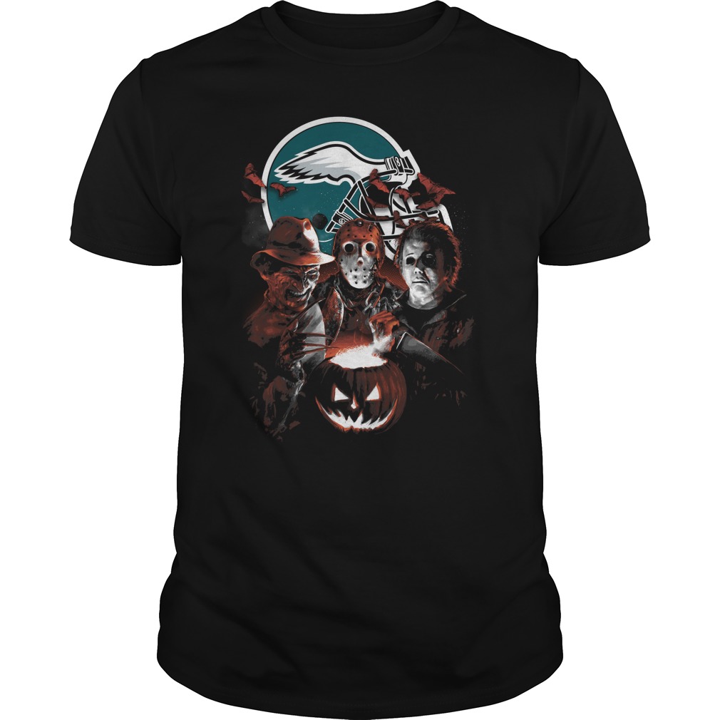 Philadelphia Eagles Halloween Scream Team T-Shirt