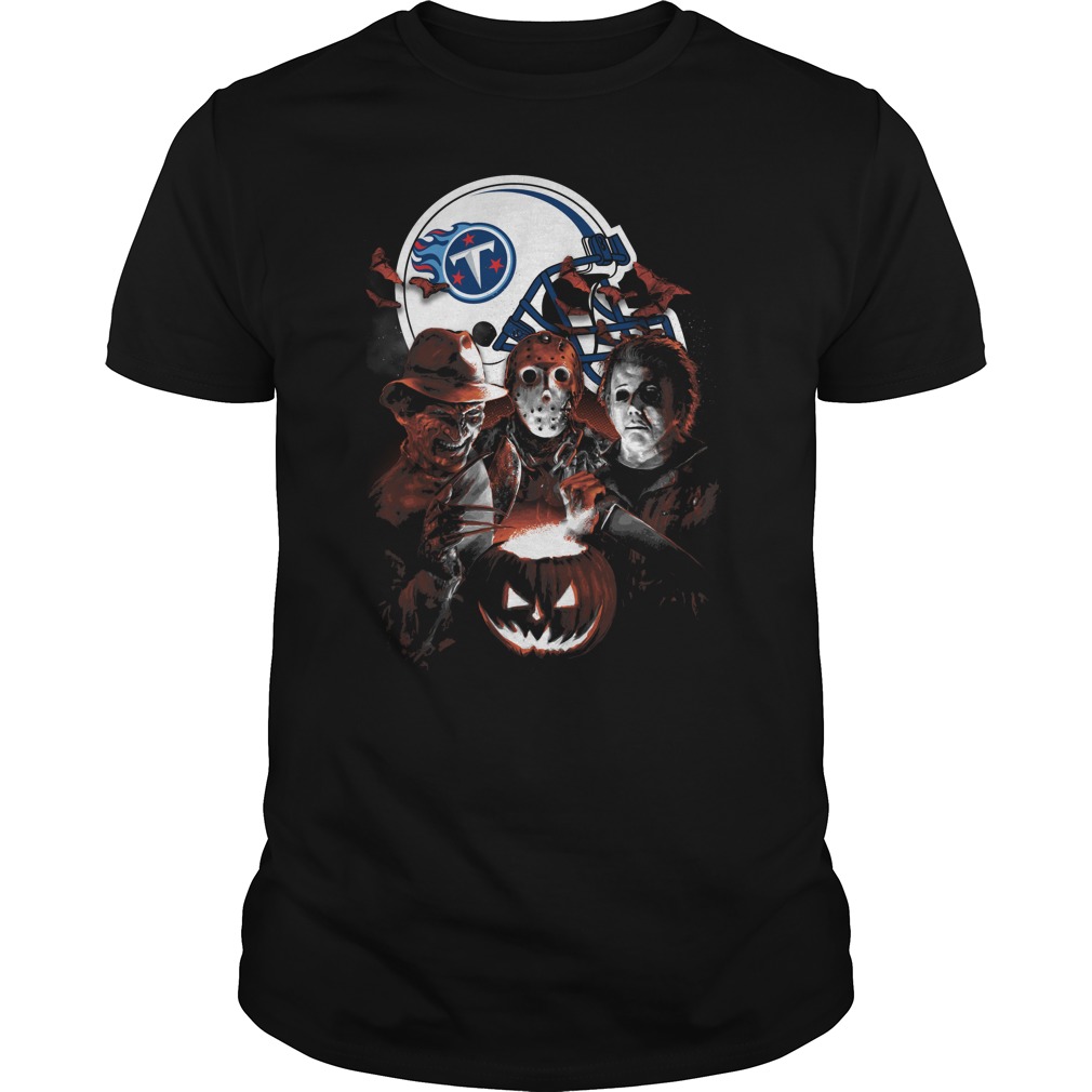 Tennessee Titans Halloween Scream Team T-Shirt Tennessee Titans Halloween Scream Team T-Shirt