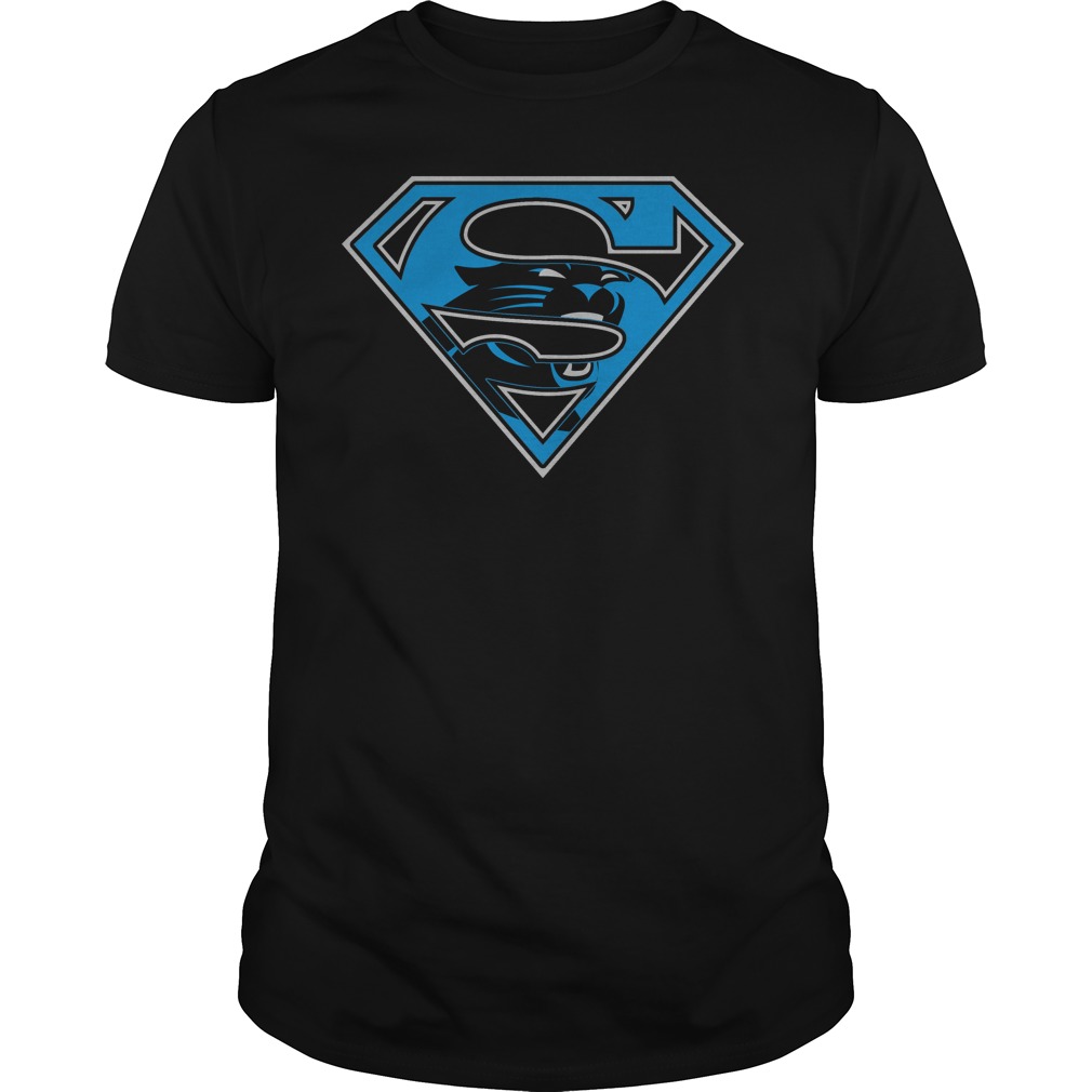 Carolina Panthers Superman Logo Halloween T-Shirt Carolina Panthers Superman Logo Halloween T-Shirt