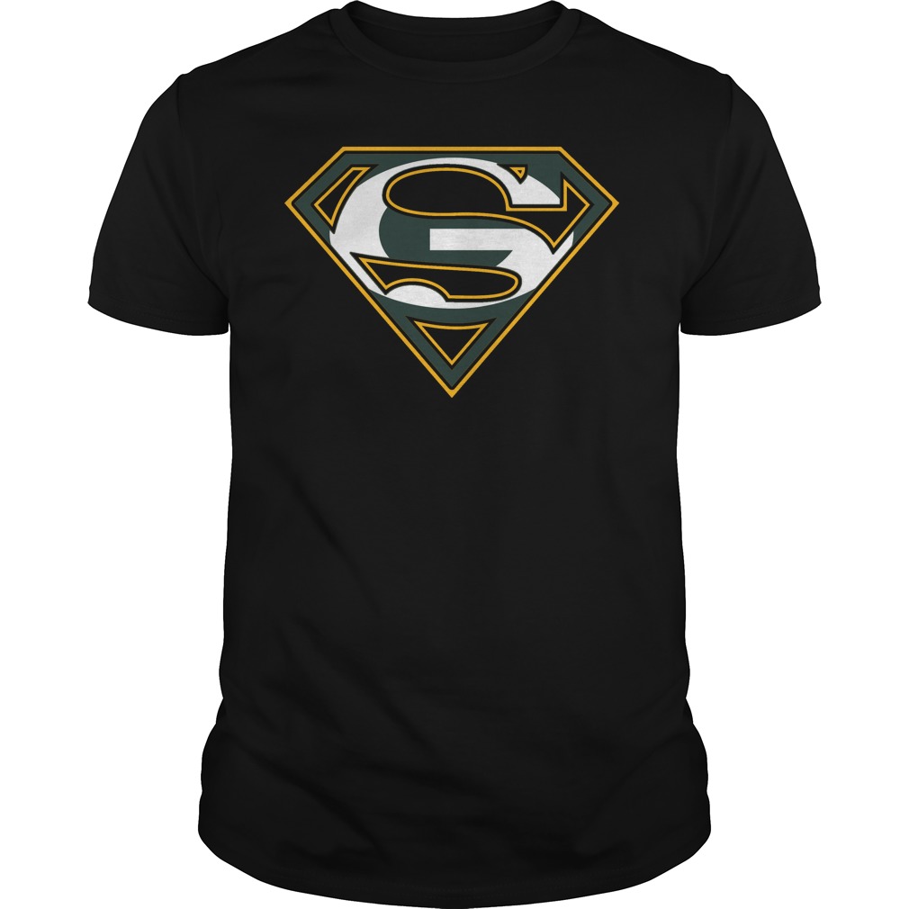 Green Bay Packers Superman Logo Halloween T-Shirt