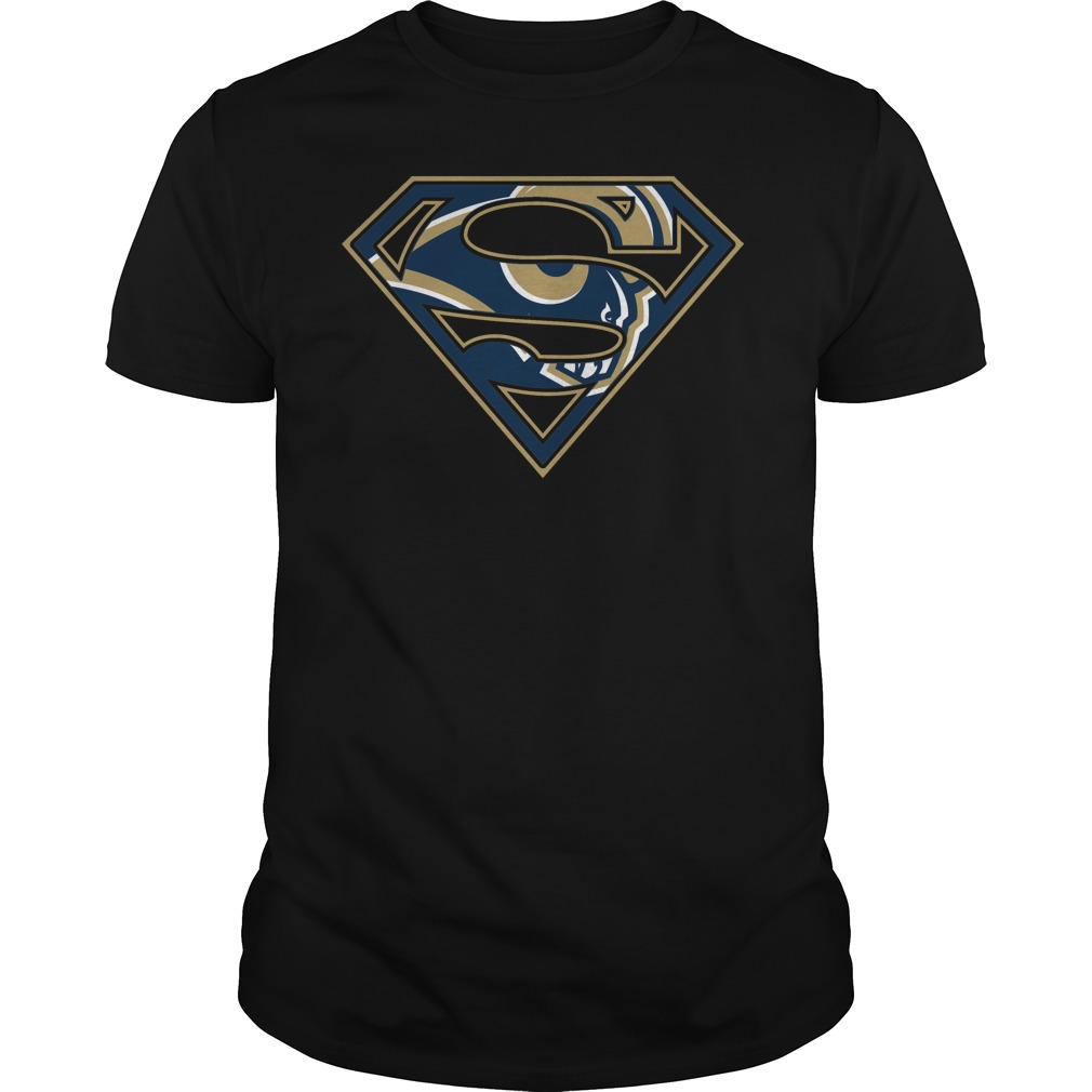 Los Angeles Rams Superman Logo Halloween T-Shirt
