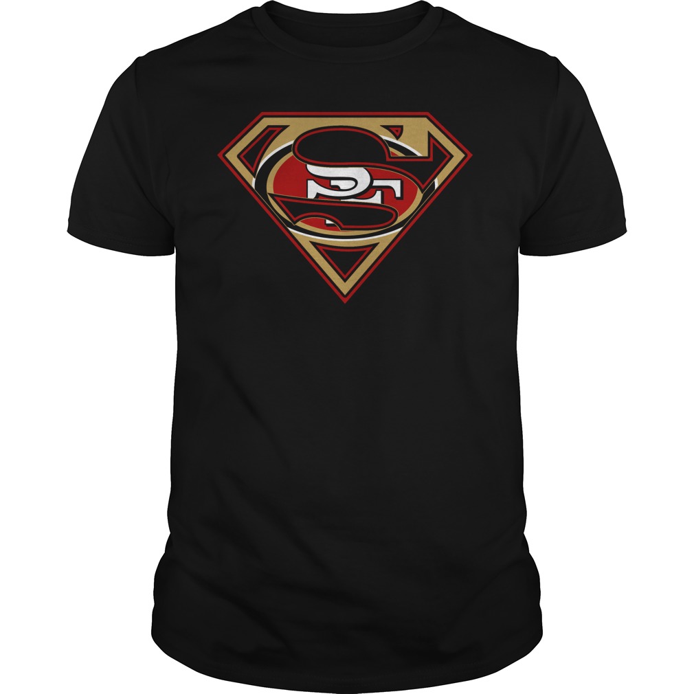 San Francisco 49ers Superman Logo Halloween T-Shirt San Francisco 49ers Superman Logo Halloween T-Shirt